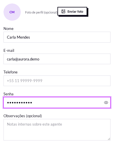 Campo observações