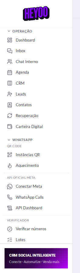 Resumo da equipe