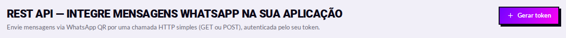 Token de acesso