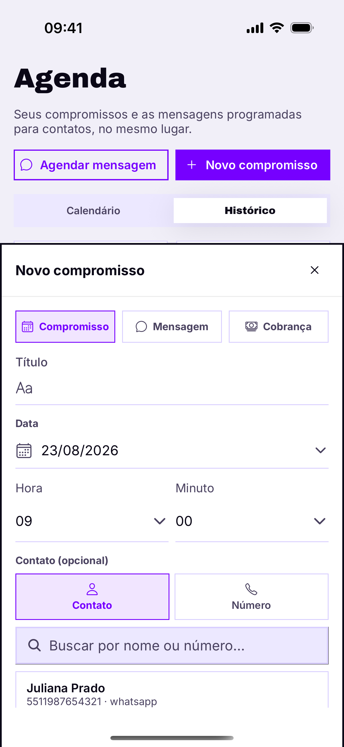 Novo compromisso