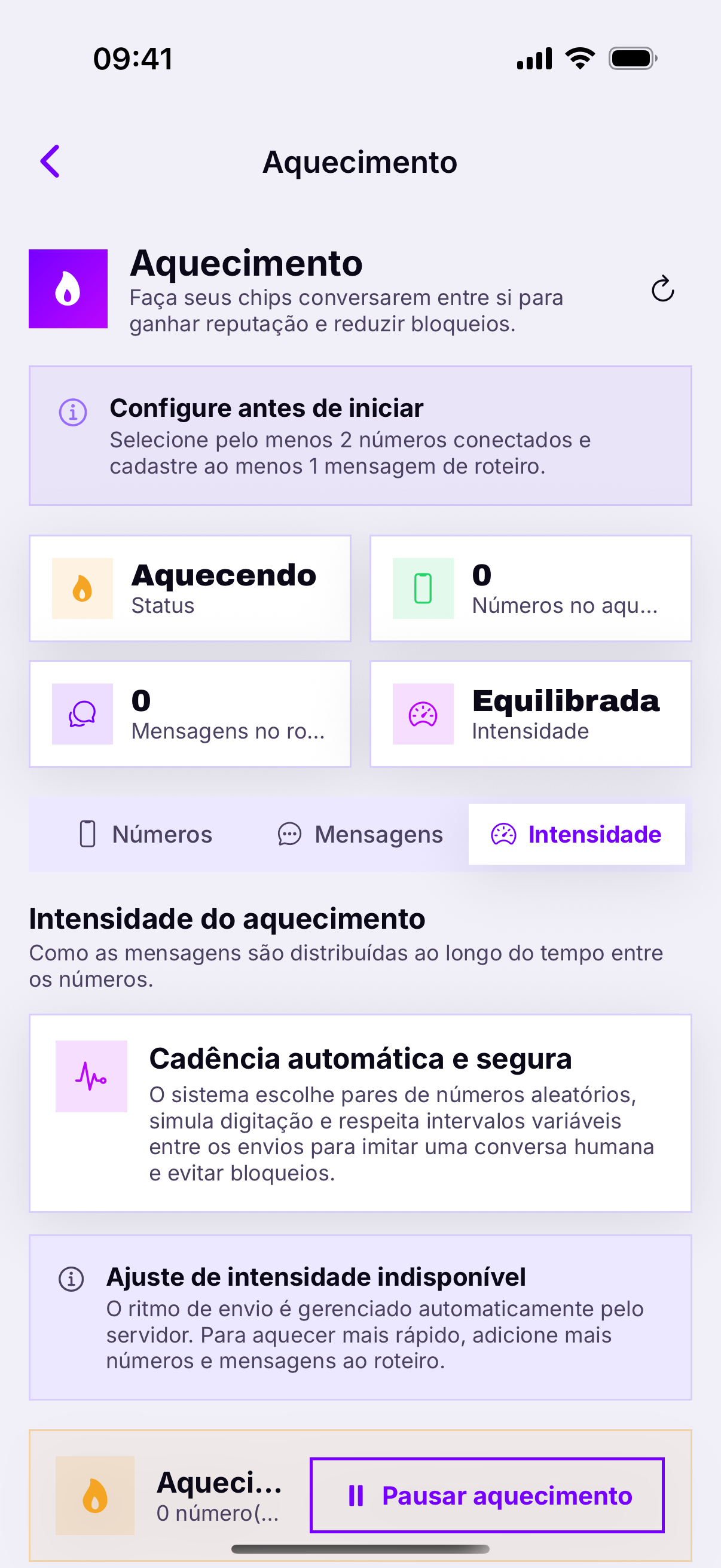 Aba Intensidade