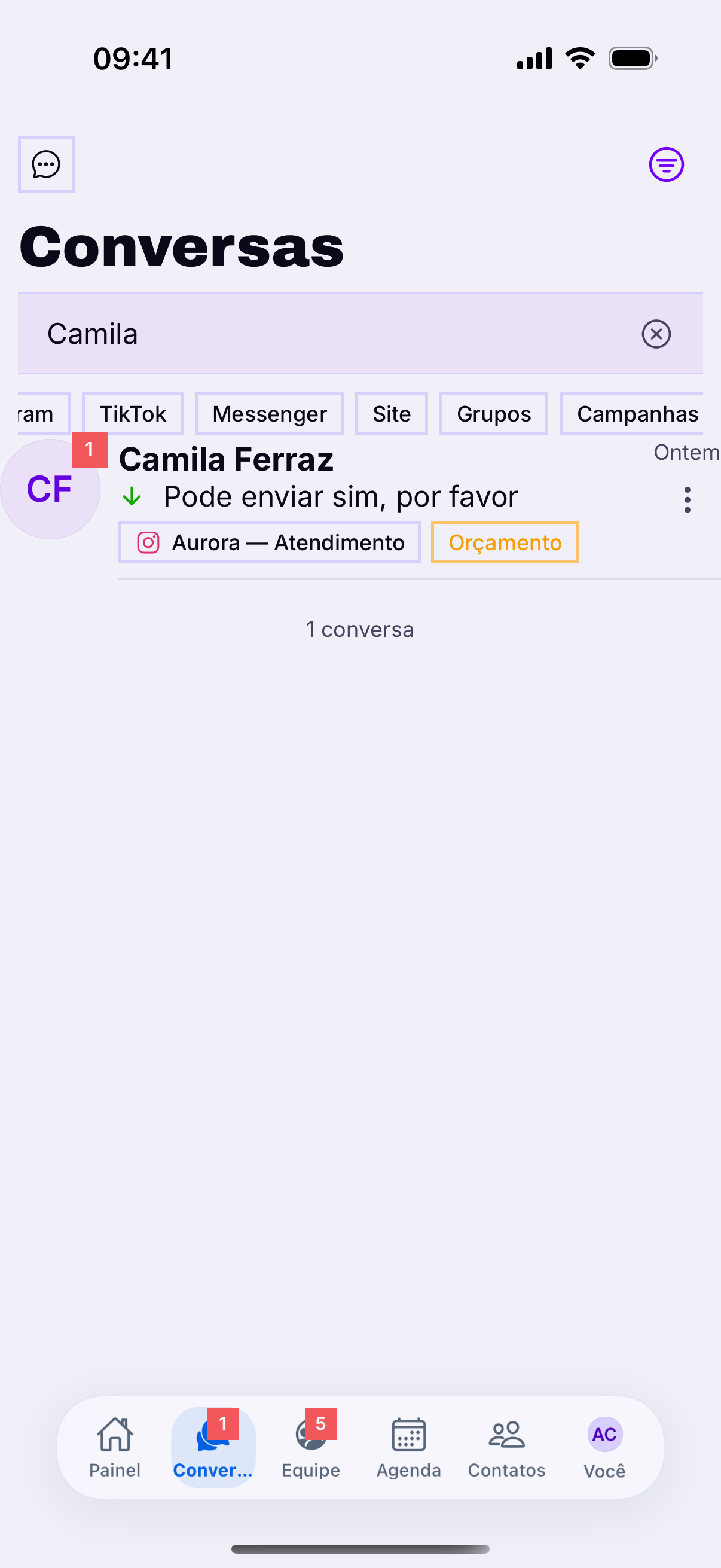 A busca