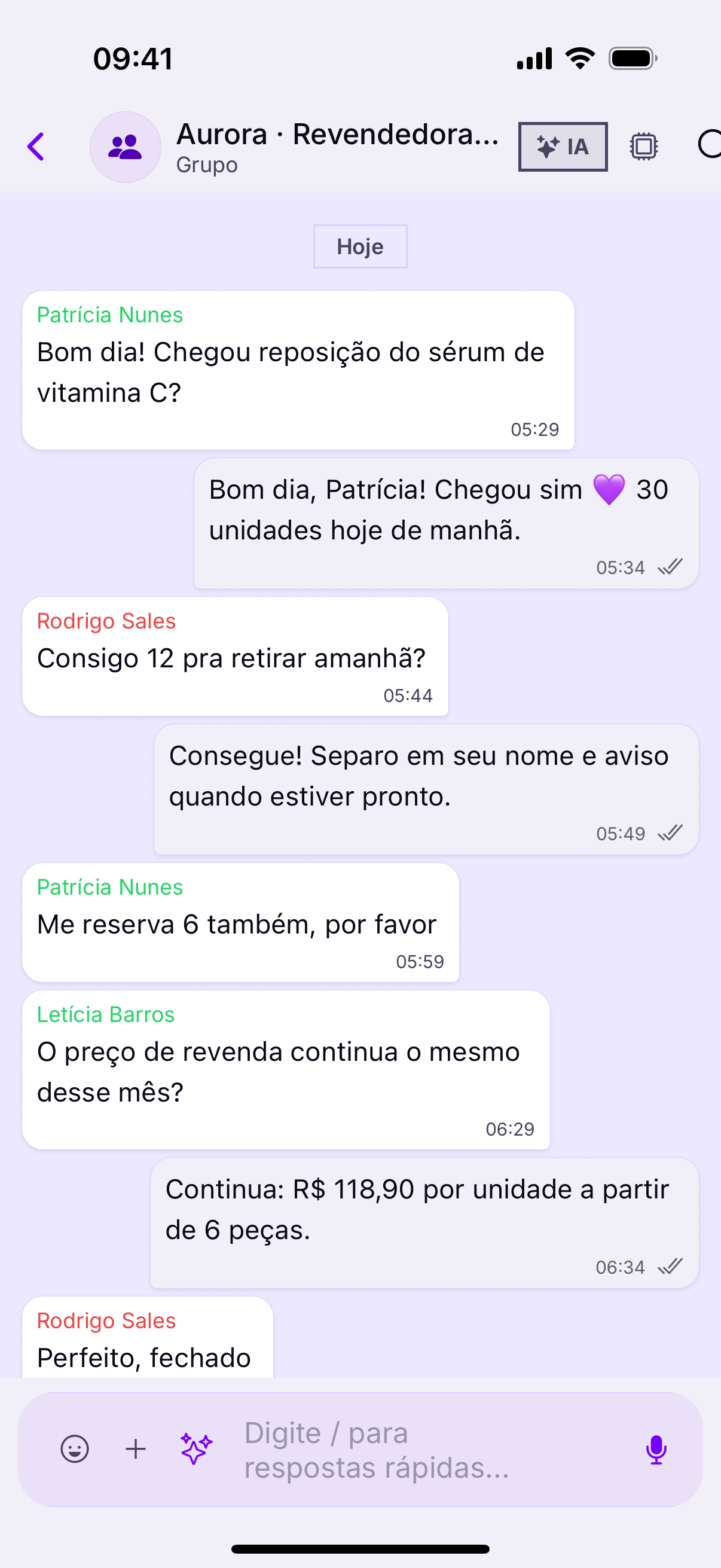 Quem falou