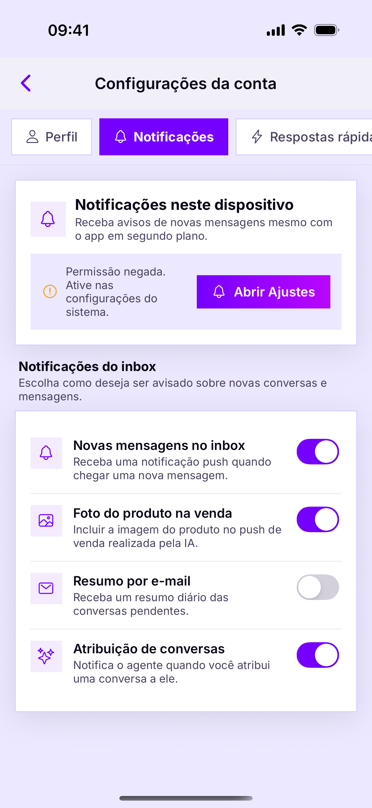 As preferências