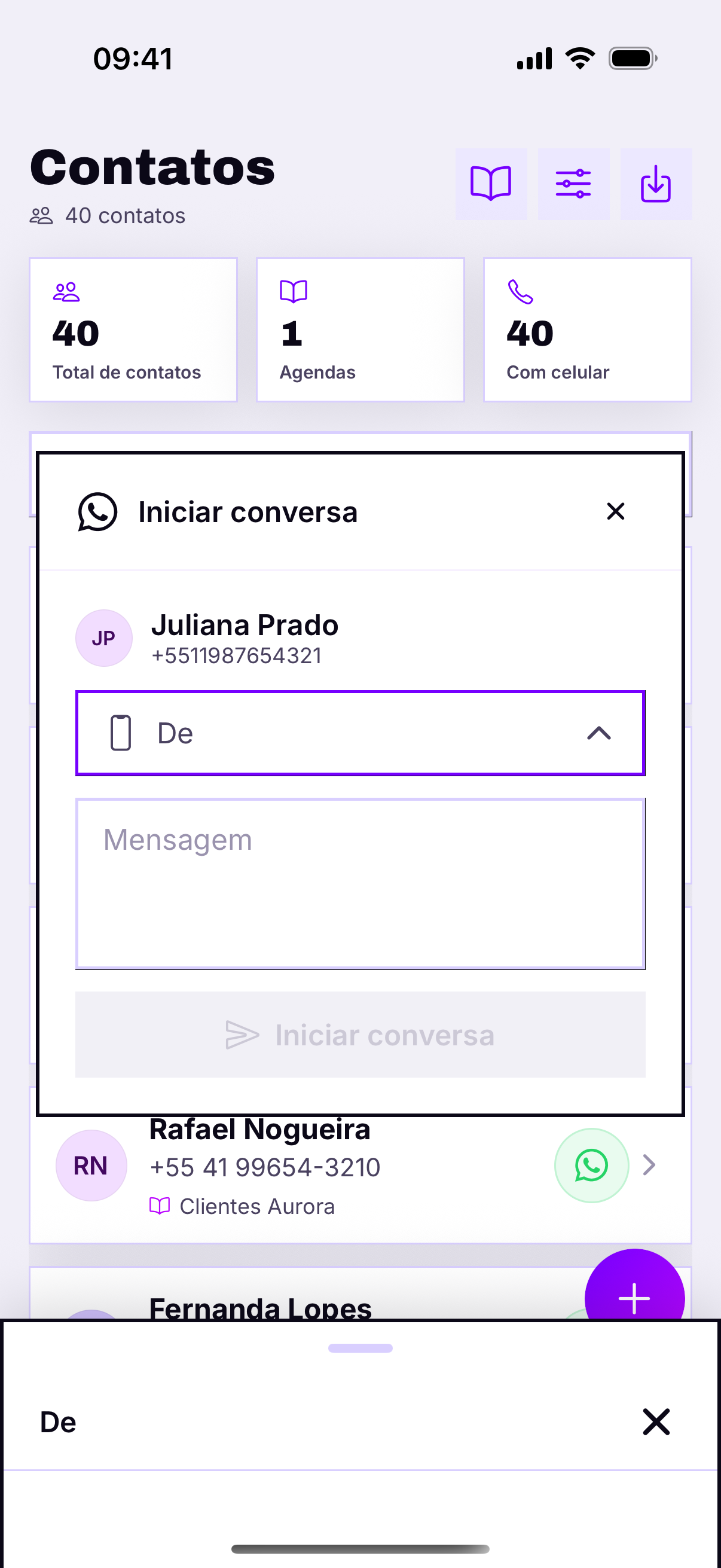 Para quem
