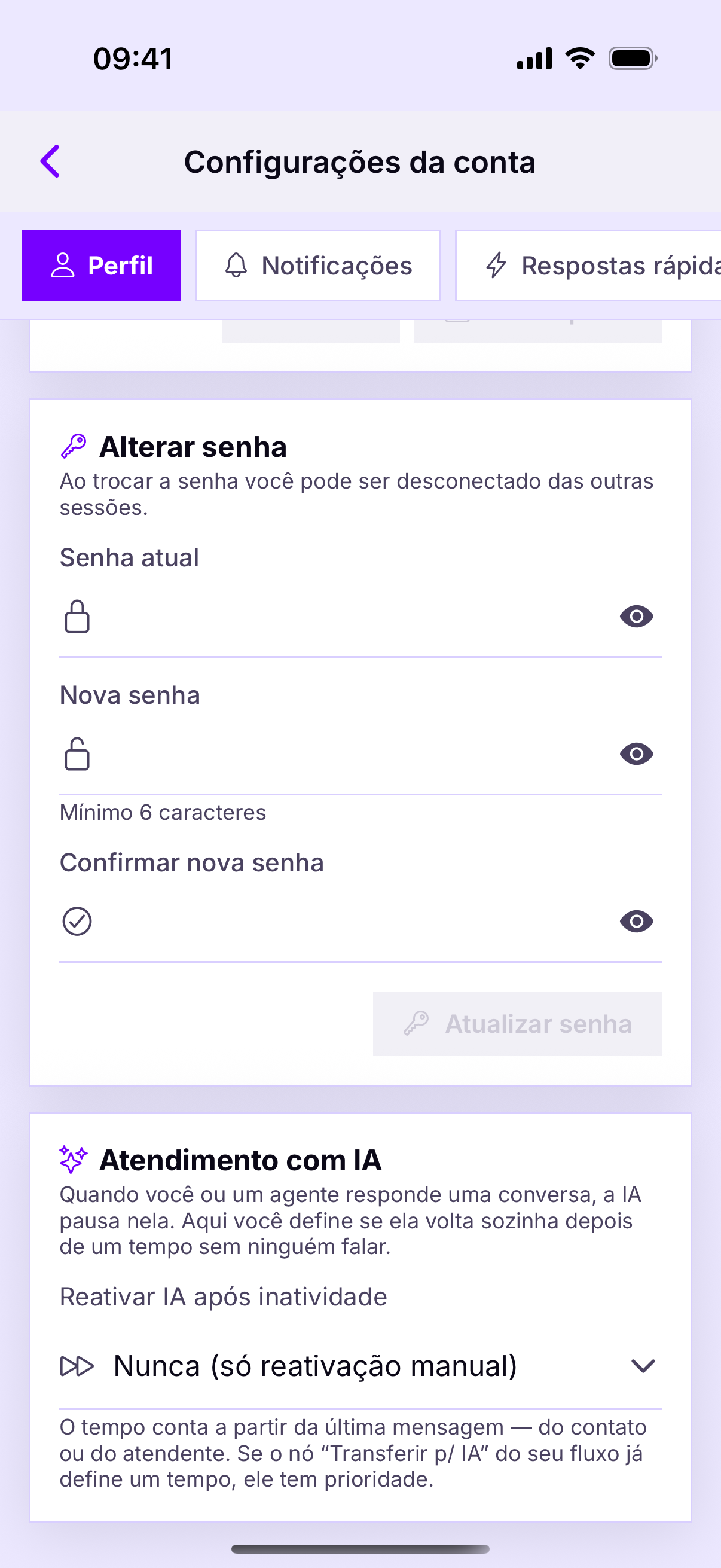 Senha e IA