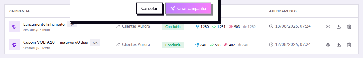 Agendamento