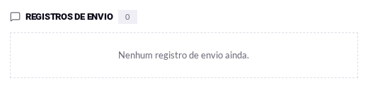 Registros de envio