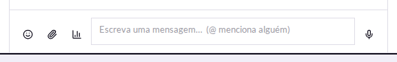 A caixa de mensagem.