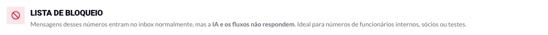 Lista de bloqueio