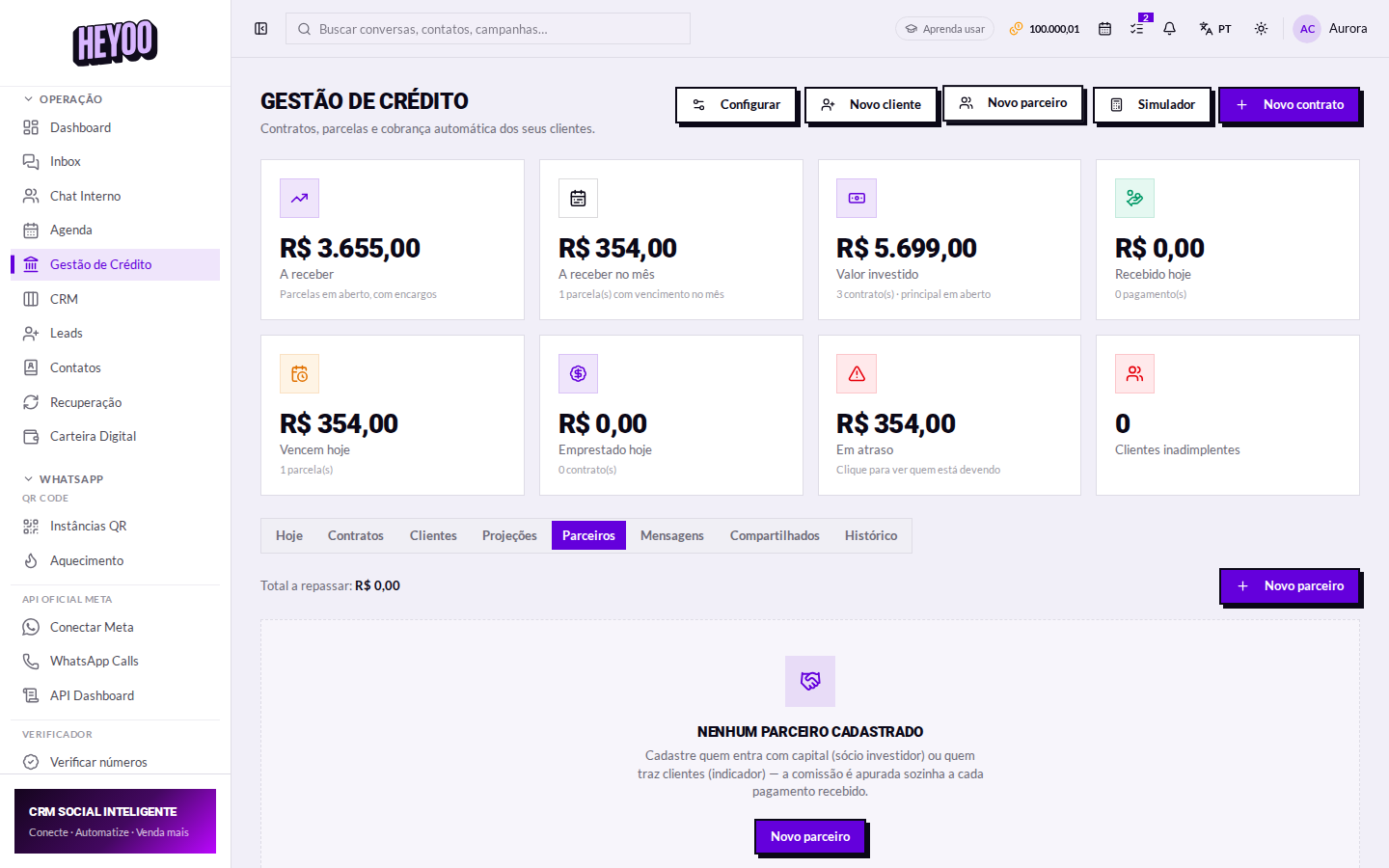 Novo parceiro