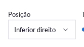 Posição e tamanho