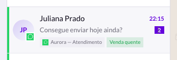 Conversa na lista