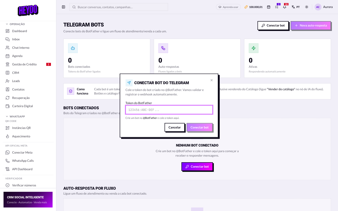 Conectar bot