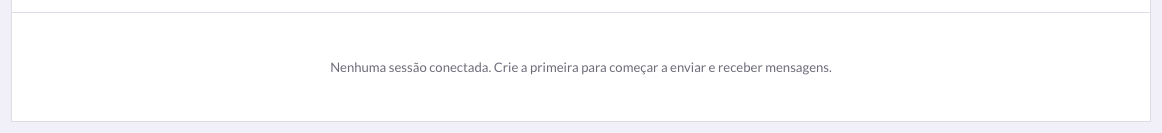 Nome, número e situação de cada sessão.